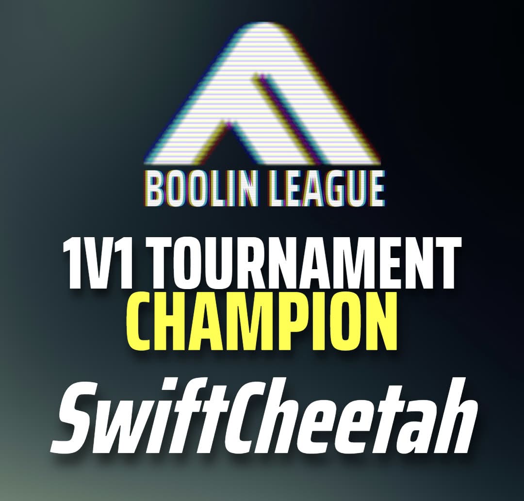 1v1 Tournament Champion SwiftCheetah
